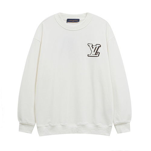 LOUIS VUITTON パッチワーク刺繍入りクルーネック スウェットシャツ