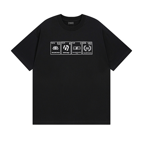 Balenciaga26SS クラシック BB ロゴプリント 半袖 T シャツ