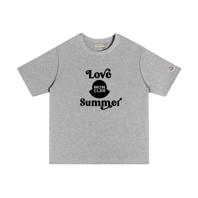 MONCLER ファッショナブルでカジュアルなコットンTシャツ