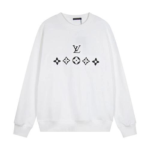 LOUIS VUITTON シンプルなプリントのクルーネックのスウェットシャツ