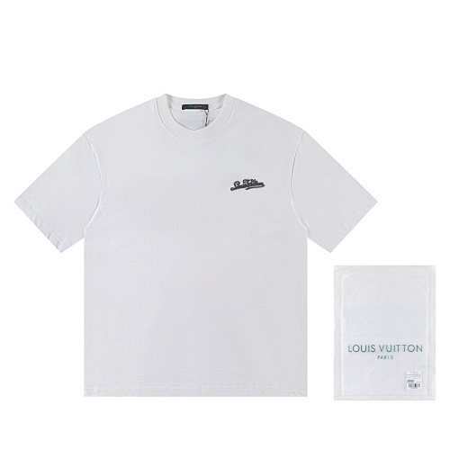 LOUIS VUITTON 刺繍ロゴ入りクルーネックTシャツ