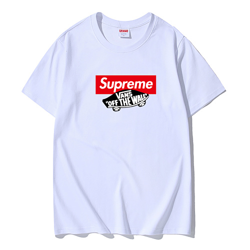 Supreme VANS コラボ コットン 100% 半袖 T シャツ