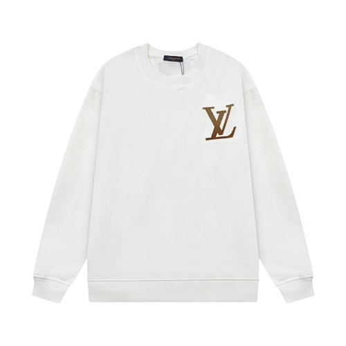 LOUIS VUITTON 刺繍入りレタークルーネック スウェットシャツ