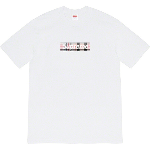 Supreme コラボレーション ピンクチェック 半袖 T シャツ