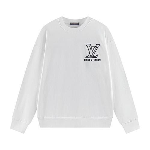 LOUIS VUITTON シンプルな刺繍入りクルーネックのスウェットシャツ