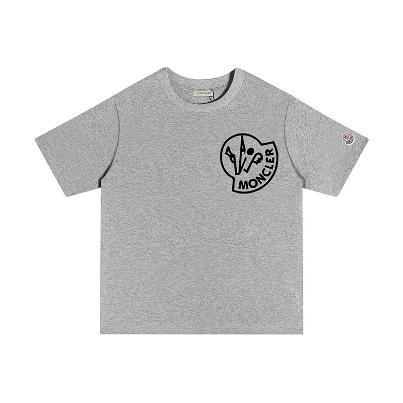MONCLER 大きなプリントロゴ入りコットンTシャツ