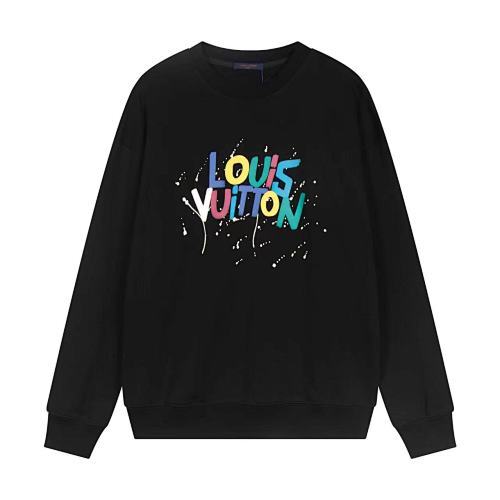 LOUIS VUITTON レタープリントクルーネック スウェットシャツ