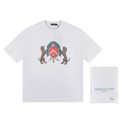 LOUIS VUITTON クラシックプリントクルーネックTシャツ