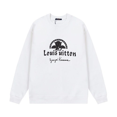 LOUIS VUITTON レタープリントクルーネック スウェットシャツ