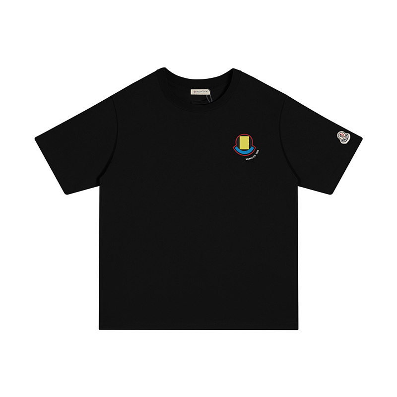 MONCLER カラフルなプリントのコットンTシャツ
