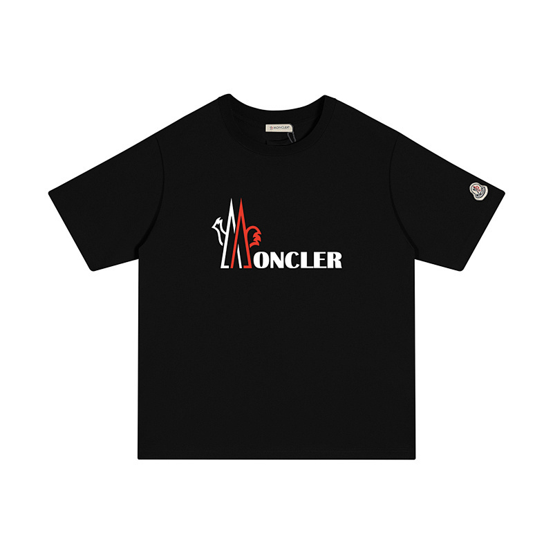 MONCLER 定番プリントコットンTシャツ