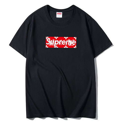 Supreme 定番コラボ ロゴレタープリント ストリート半袖 T シャツ