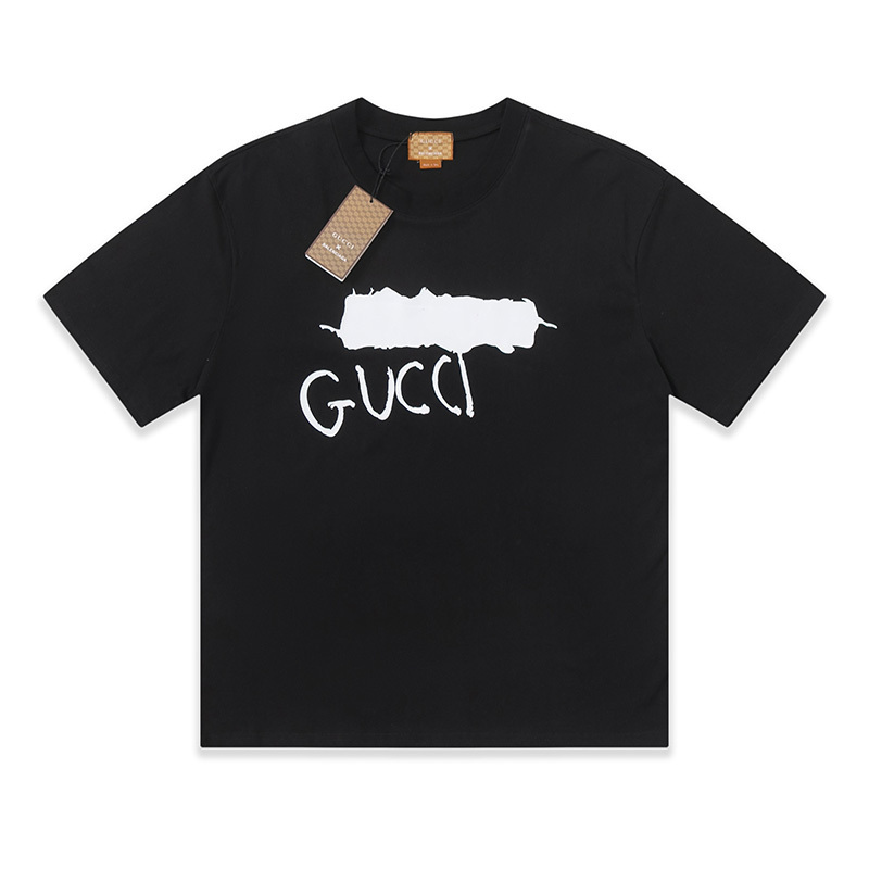 GUCCI シンプルなプリントのクルーネックTシャツ